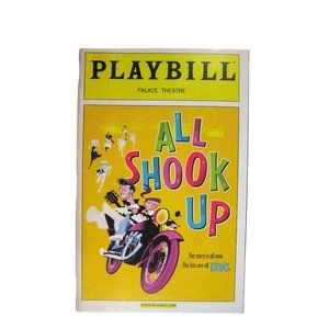 All Shook Up Palace Playbill June 2005 Hadary Elvis Presley Cheyene Jackson